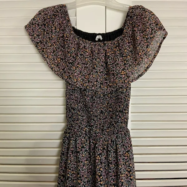 Live 4 Truth Floral off the shoulder peasant dress - Image 3