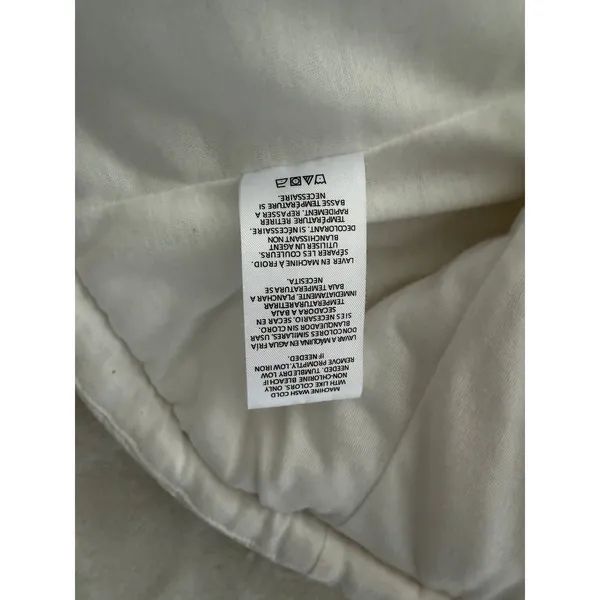 Thread & Supply Ivory Puffer‎ Vest Zip Front Quilted Sleeveless Jacket XS - Image 5