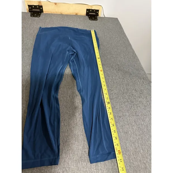 Lululemon Women's Blue Crop Align Leggings Sz 14 Yoga Gym - Image 5