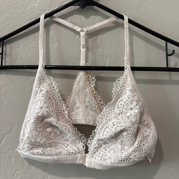 Victoria's Secret White Lace Bralette - Image 2