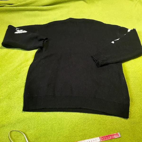 Halloween Ghost Sweater Black - Image 9