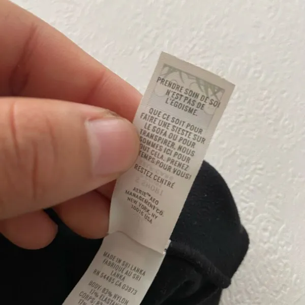 OFFLINE By Aerie Real Me Xtra Leggings Small Petite Black High Rise 7/8 - Image 12