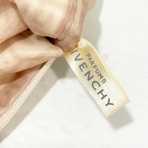 Givenchy‎ Parfumes Tan Plastic Charm Pouch Wallet - Image 4