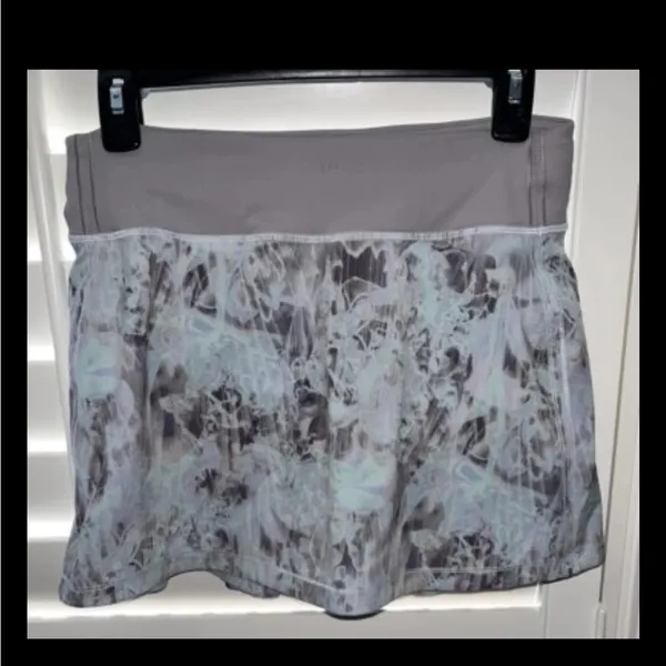 Lululemon Pace Rival Mid-Rise Skirt Plisse Bloom Mauve Grey 4 Tennis Pickleball - Image 4
