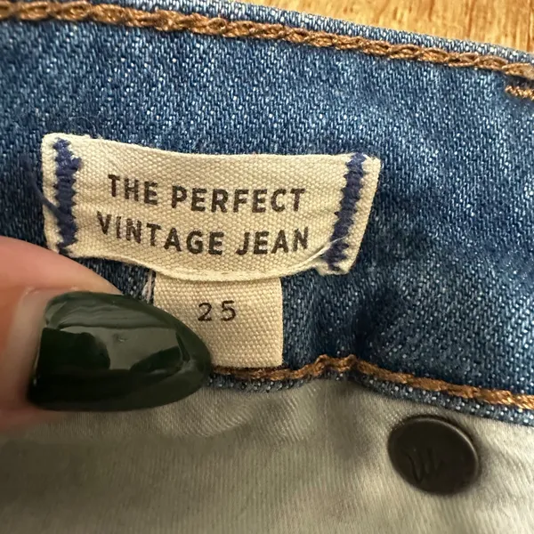 Madewell |‎ Women's The Perfect Vintage Medium Wash High Rise Tapered Jeans, 25 - Image 5