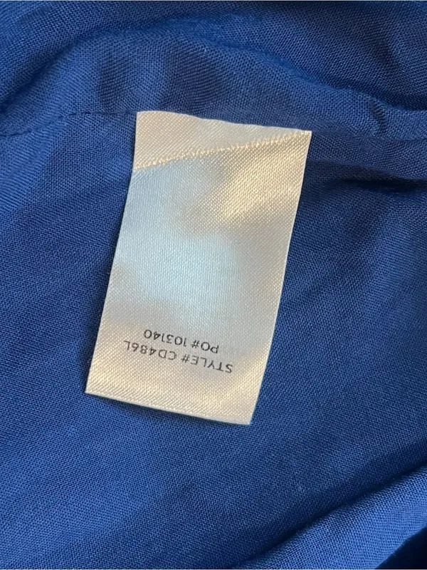 Lulus Days Like This Royal Blue Sleeveless Ruffled Linen Blend Mini Dress Sz XS - Image 14