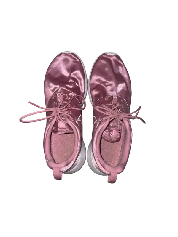 Nike Women’s Pink Satin Sneakers - Image 4