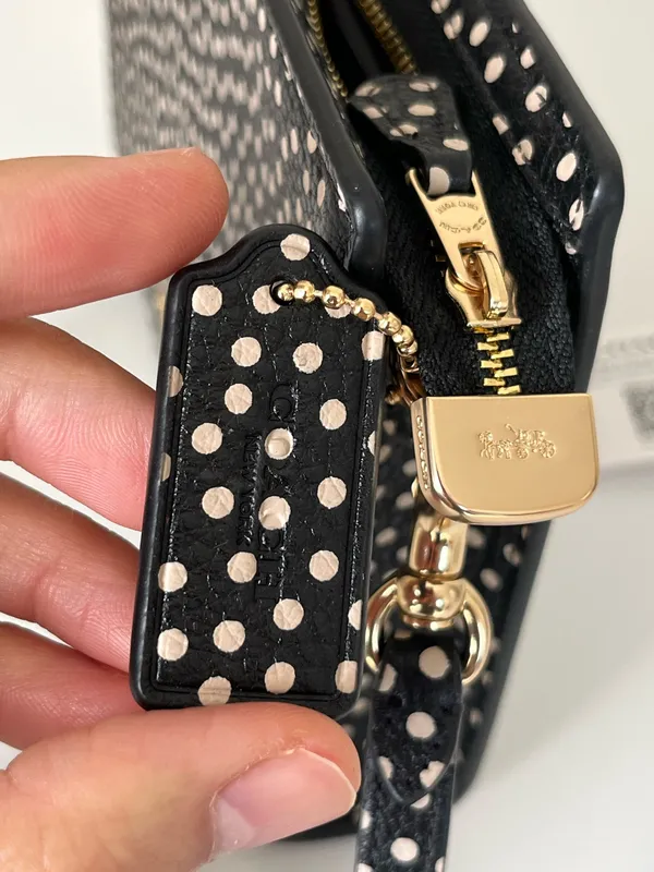 Coach Slim Crossbody Bag With Spot Print - Image 8