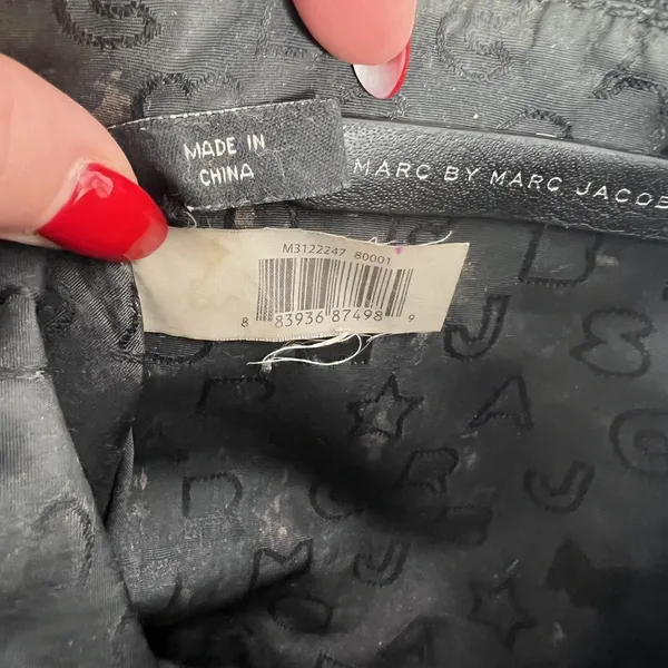 Marc By Marc Jacobs Black Pebbled Leather Adjustable Crossbody Messenger Bag - Image 10