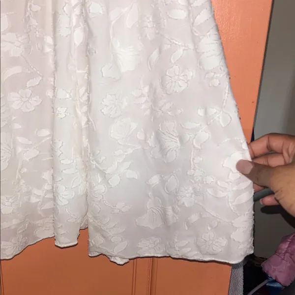 White Lace Longsleeve Top With Bell Sleeves 70s - Image 3