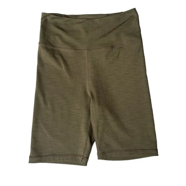 Marine Layer Studio Bike Shorts in Olive S - Image 2
