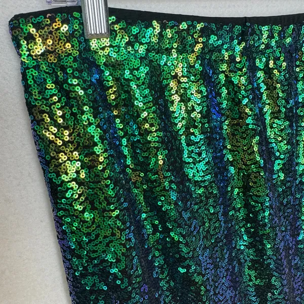 FUNNA Green Sequin Mermaid Tail Costume Maxi Skirt NWT XL - Image 10
