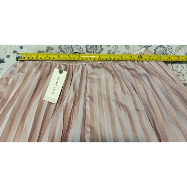 Anthropologie By Anthropologie Silky Plisse Shorts Pink New With Tags NWT Siz XS - Image 4