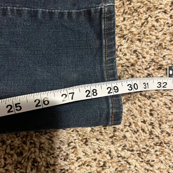 Levi's Classic Mid Rise Skinny Jeans Dark Wash Denim‎ Women's Size 10 - Image 5