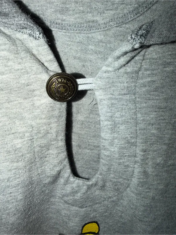 Converse One Star Half 3/4 sleeve pullover sweatshirt ft. Winnie the Pooh/Piglet - Image 3
