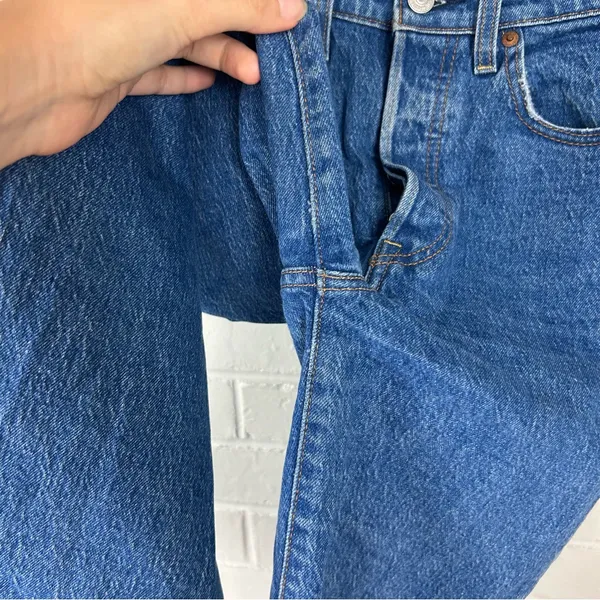 Levi’s Ribcage Straight Ankle Classic Wash Jeans Size 24 - Image 12