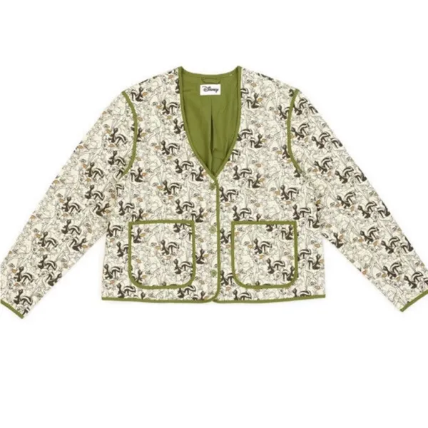 NWT Disney Parks Bambi Quilted Jacket - Image 4