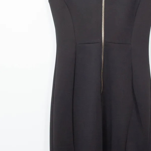 Karl Lagerfeld Black Embellished‎ Sleeveless Midi Sheath Dress Size 4 - Image 9