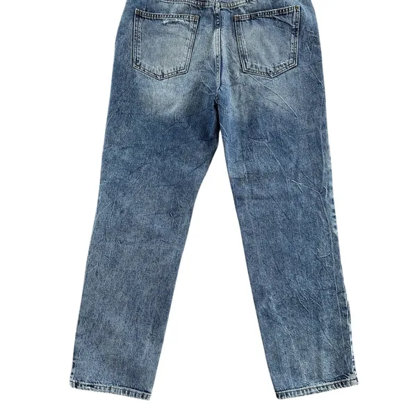 We‎ the Free People Dakota Straight Leg Jeans Size 29 Denim Distressed Cigarette - Image 9