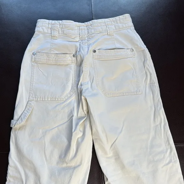 Mauve Anthropologie Ivory Utility Cargo Turner Pants - Image 7