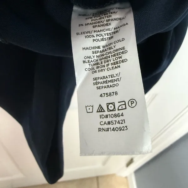 Ann Taylor Navy Long Sleeve Dress - Image 5