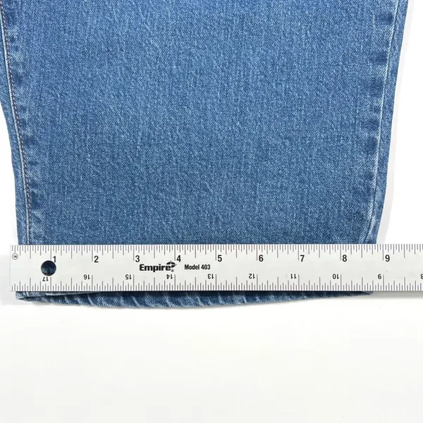 Banana Republic Mid-Rise Barrel Jean‎ 33/16 Medium Wash Casual Chic Minimalist - Image 13
