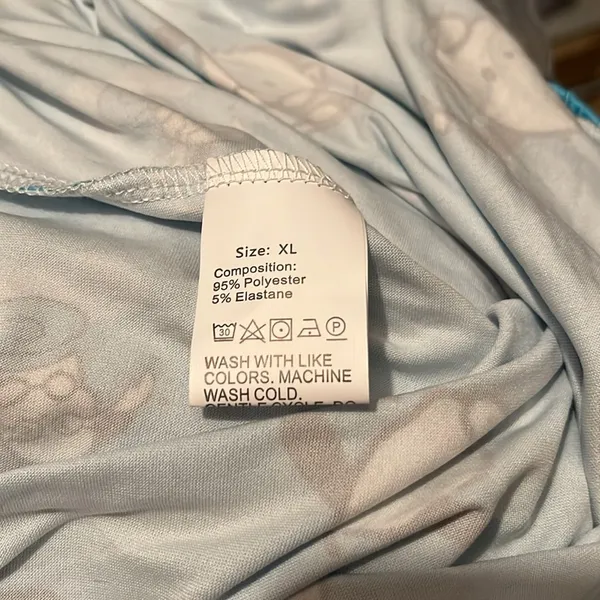 Sanrio 3 Pc. Woman’s Blue Cartoon Pajamas Size extra large - Image 5