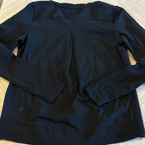 Lululemon Women’s Classic Black Long Sleeve Women's Top - Image 5