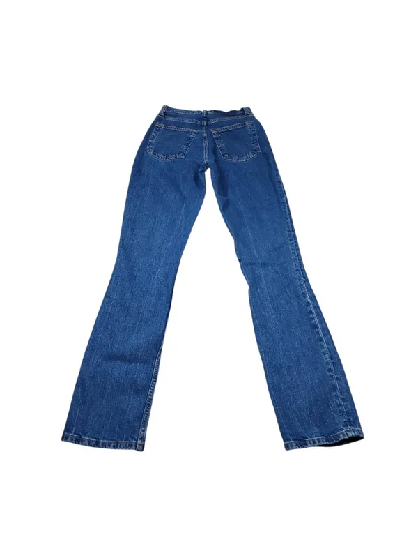 Abercrombie Slim Straight Ultra High Rise Curve Love Jeans Blue Size 00 24 - Image 2