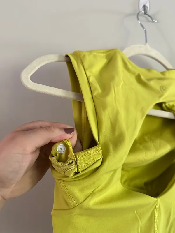 Lululemon Sweat Intention Tank Yellow Serpentine - Image 8