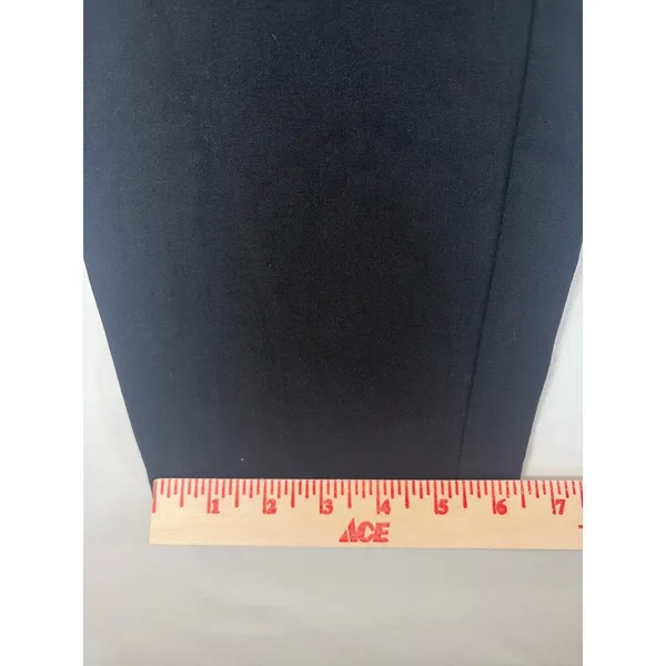 A New Day Womens High Rise Ankle Pants Black Size 4R Slightly Fitted Stretch - Image 15