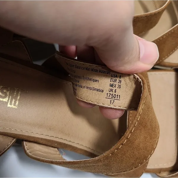 ‎Brash Block Heel Brown Sandals Size 8 - Image 10