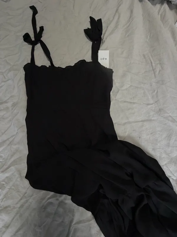 o.p.t black midi dress Size L - Image 2