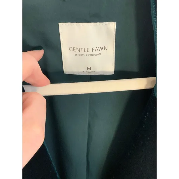 Gentle Fawn Caroline‎ velvet green blazer size medium - Image 3