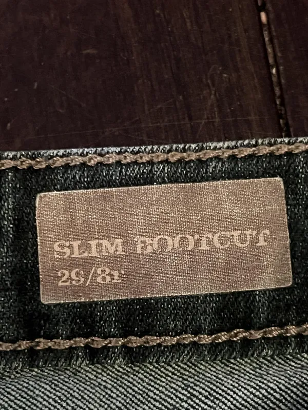 Nine West Vintage America Slim Bootcut Jeans Womens 8/29 Medium Wash Blue Denim - Image 8