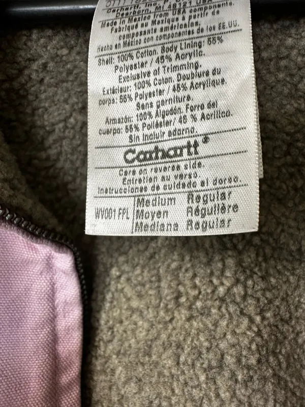 Carhartt Vest Women’s Sherpa Lined - Image 5
