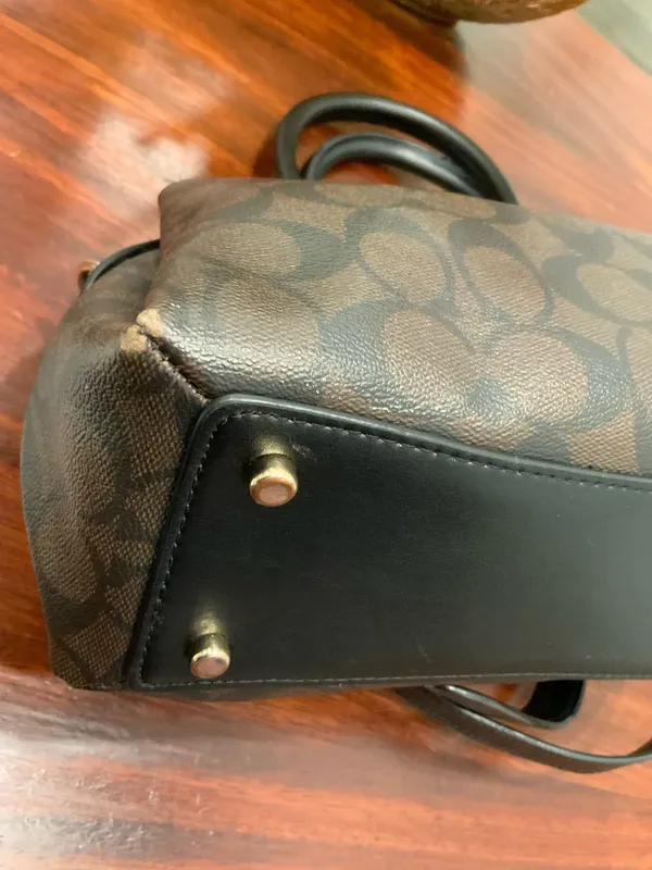 COACH Signature 2WAY Handbag Shoulder Bag - Image 6