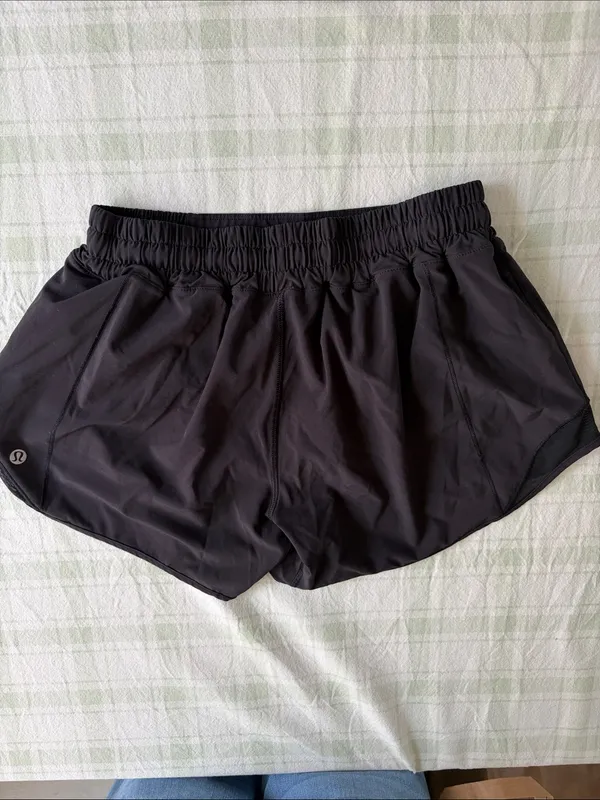 Lululemon Hotty Hot Women’s Black Athletic Shorts - Breathable Running Shorts - Image 2