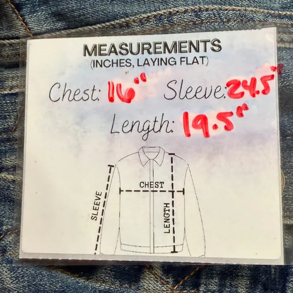 Pilcro and the Letterpress Womens XS Denim Jacket Medium Wash Cropped Trucker - Image 8