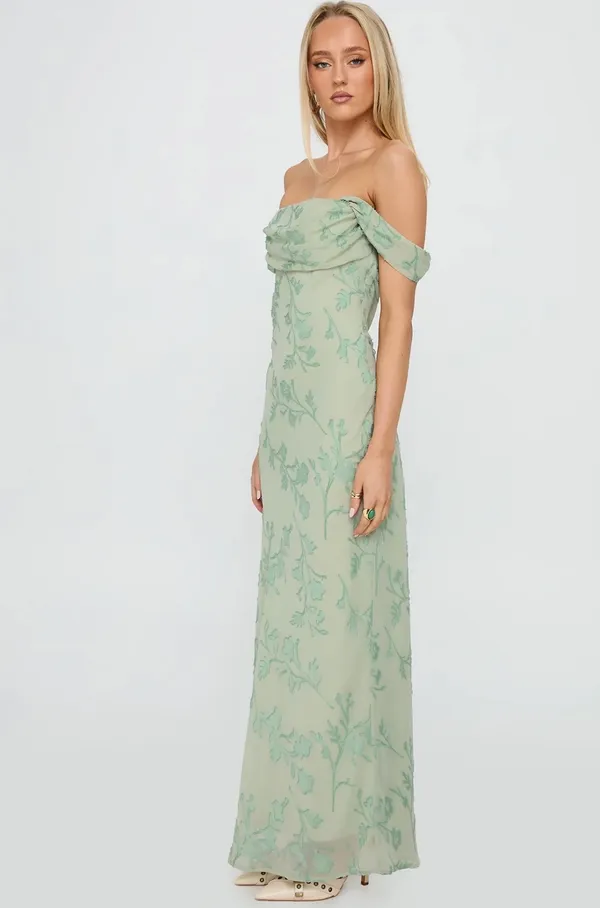 Princess Polly Off The Shoulder Maxi Dress - Image 4
