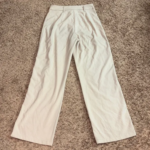 Bershka Beige Trousers - Image 3