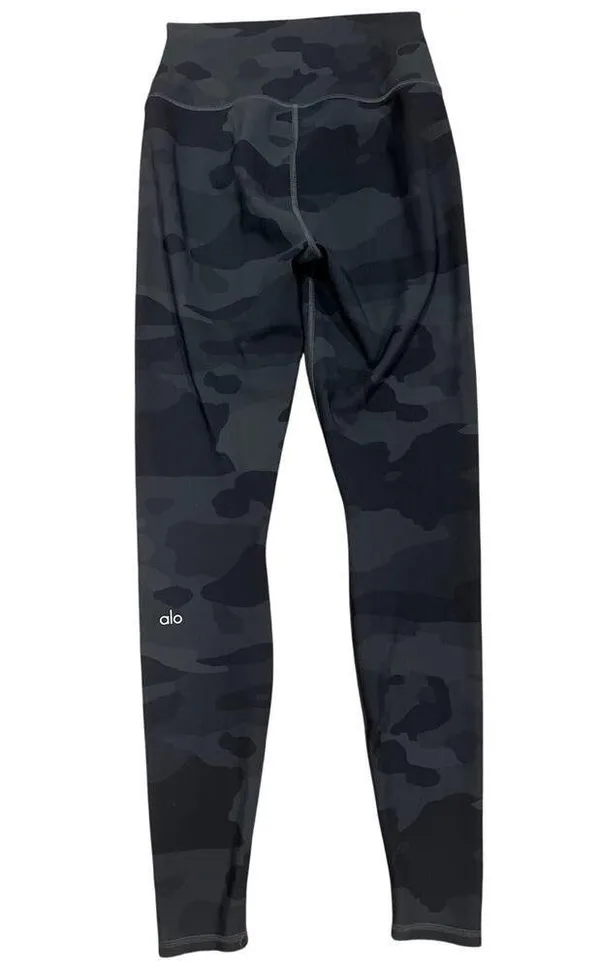 Alo Yoga High-Wasted Army Green Camo Leggings Small - Image 6