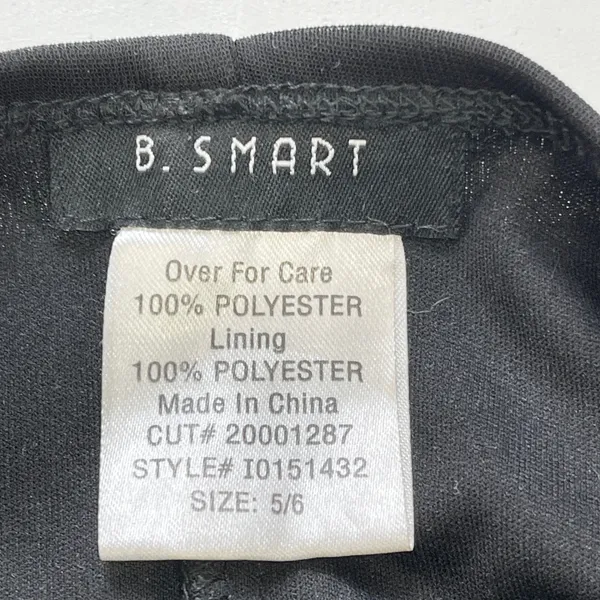B. Smart Y2K Womens Chiffon Sweetheart Cocktail Dress Size 5/6 Black Flowy McBling HOCO - Image 7