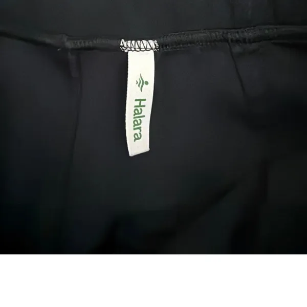 Halara Flex High Waisted Pleated Wide Leg Work Casual Pants Black Size Small - Image 4