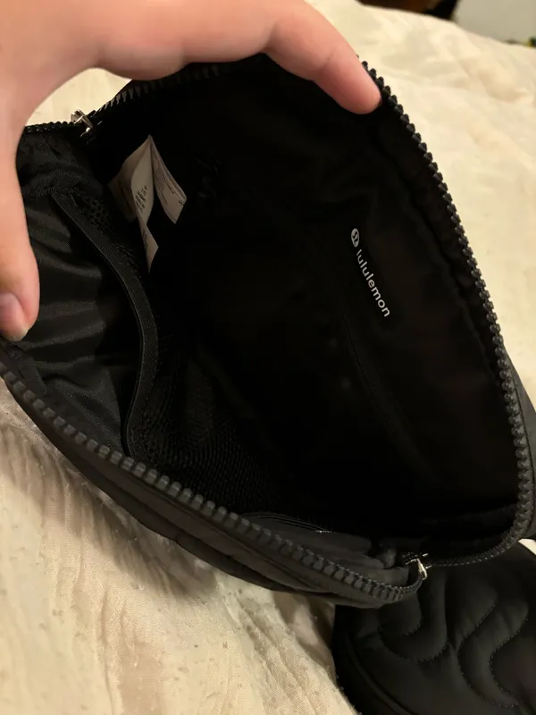 Lululemon Grid Quilted Belt Bag & Pouch - Image 3