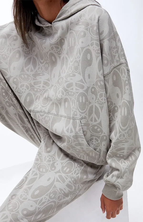 PacSun Hippie Print Hoodie - Image 2