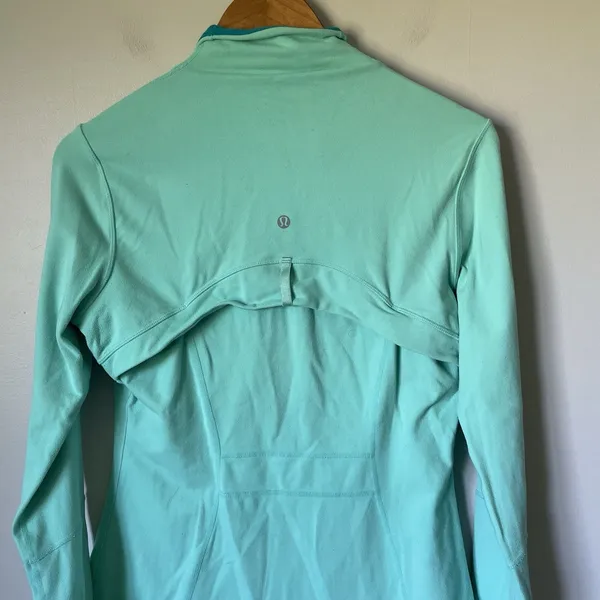 Lululemon Define Jacket Full-Zip Athletic Performance Teal Blue Women's Size 10 - Image 4