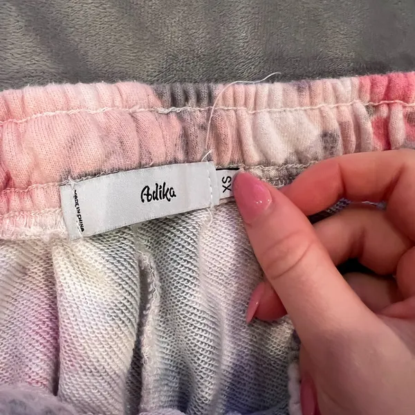Tie-Dye Pajama Set - Pink and Gray - Image 2