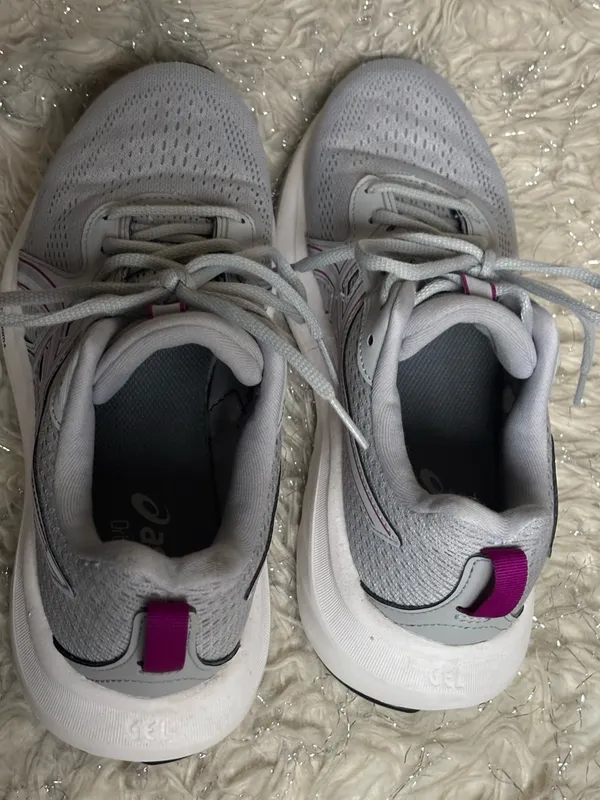 ASICS Gel Contend Light Gray with Purple Accents Women’s Running Shoes Size US 8 - Image 8