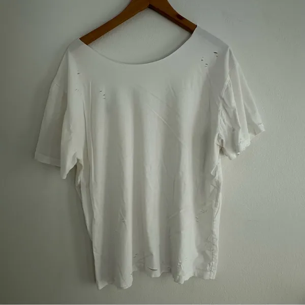 Polo Ralph Lauren Destroyed Off-the-Shoulder Tee - Image 6
